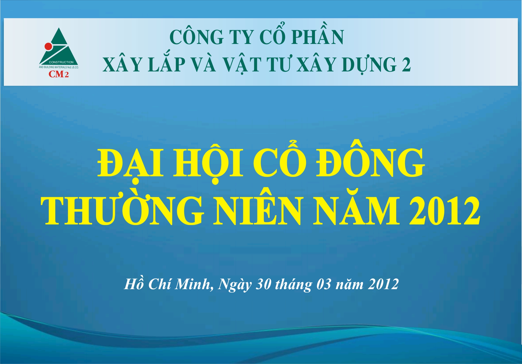 Đại hội cổ đông lần 6 năm 2012